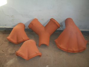 wyroby ceramiczne, trójniki